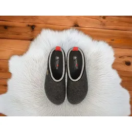 HAFLINGER Grizzly Kris Pantoffel Grau 44