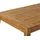 Beliani Gartentisch 210 x 90 x 77 cm Hellbraun