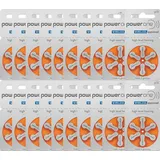 120 x Varta Power One Typ 13 Hörgerätebatterien 20 x 6er-Blister 1,45V Orange