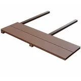 Terrassendiele 6 Pcs Braun Wpc