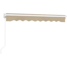 [en.casa] Gelenkarmmarkise Bitonto 250 x 200 cm beige