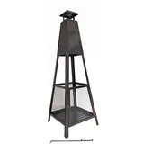 kekai Akita Totem 40x40x140 cm, Feuerstelle - Black - One Size