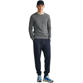 GANT Herren Strickpullover COTTON PIQUE C-NECK,