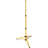 Tubiaz Stativ für Baustrahler, Teleskop Stativ Strahler, LED Fluter Stahlstativ Arbeitslampe Gelb Trägerteil für 1 Strahler, Höhenverstellbar bis 1,60 Meter (Einzelne Halterung)