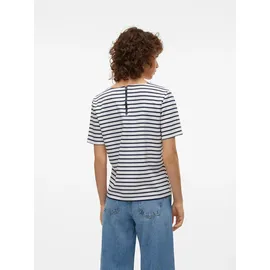 Vero Moda VMABBY SS ZIP TOP JRS NOOS Weiß M