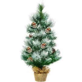 Costway Künstlicher Mini Weihnachtsbaum grün 60 cm