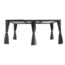 MWH Das Original Creador Kiosko XL 5,4 x 3,6 m Dunkelgrau