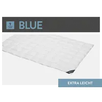 SPESSARTTRAUM Daunendecke Blue extra leicht, 60% Daunen, 40% Federn 155x220 cm