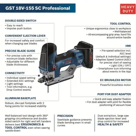 Bosch Akku-Stichsäge GST 18V-155 SC mit L-BOXX
