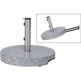 Siena Garden Schirmständer Granit 50 x 8 cm Grau