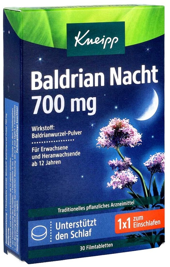 Kneipp Baldrian Nacht 700 Mg Filmtabletten