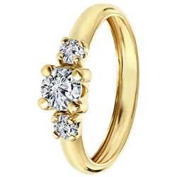 Lucardi Ringe 9 carat Gold - 58mm Damen 