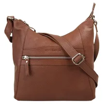 Betty Barclay Umhängetasche Leder Cognac