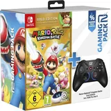 Nintendo Switch Action Bundle + Rabbids Kingdom Battle (Gold) + Pro Pad X