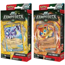 Pokémon EX-Kampfdeck Victini-ex oder Miraidon-ex 1 Stück