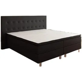 4mybaby GmbH Best For You Boxspringbett Neo 160x200 Schwarz, - Schwarz