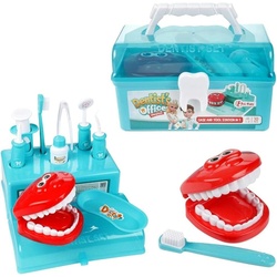 Toi-Toys Spielzeug-Arztkoffer DENTIST Zahnarzt-Koffer (10-teilig) blau