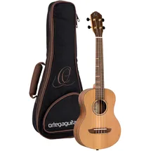 Ortega Guitars Tenor Ukulele – Timber Series – Inklusive Gigbag – Zeder, Walnuss, Natur (RUTI-TE)