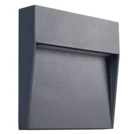 KANLUX Außenwandleuchte Aluminium 10,5 cm IP54 4W anthrazit