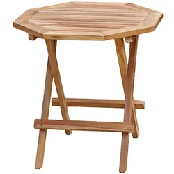 Garden Pleasure Gartentisch LUANG braun achteckig 50,0 x 50,0 x 50,0 cm