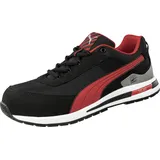 Puma Sicherheitsschuh »KICKFLIP 20Y LOW S3 HRO SRC«, Gr. 42, schwarz/rot, , 59628357-42