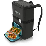 Ninja FrostVault Go Outdoor Flexibler 17-Liter-Kühlrucksack für 24 Dosen mit kalter Trockenzone, 2 Kühlakkus, für Wandern, Camping, Anthrazitgrau FF124EUUKCG