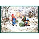 Richard Sellmer Verlag Adventskalender A4 Schneefreuden im Wald