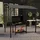 Outsunny Grillpavillon 2,15 x 1,5 m Dunkelgrau/Schwarz