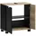 Schildmeyer Waschbeckenunterschrank Emmik 59,8 x 62,4 x 32,6 cm Schwarz/Eiche