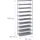 Relaxdays Schuhregal 62 x 150 x 28 cm grau / grau