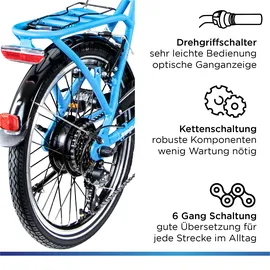 Zündapp Z101 2021 20 Zoll RH 37 cm sky blau