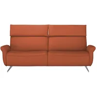 himolla Sofa 3-sitzig  4150 , orange , Maße (cm): B: 206 H: 95 T: 87