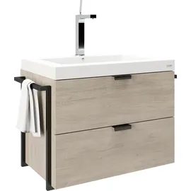 Playboy Waschtisch »Janice«, mit Waschbecken und Handtuchhaltern