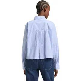 Tom Tailor Hemdbluse Boxy Fit Blau S