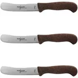 Mojawo 3er Mojawo Bio Frühstücksmesser Buckelsmesser Brötchenmesser Solingen