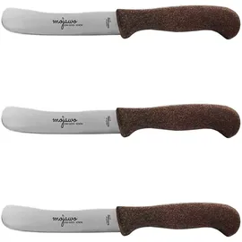 Mojawo 3er Mojawo Bio Frühstücksmesser Buckelsmesser Brötchenmesser Solingen