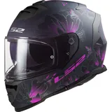 LS2 FF800 Storm II Burst Integralhelm - Matt Schwarz/Pink / 3XL