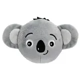 ergobag Schulranzen Plüsch Klettie (1-tlg), zum Individualisieren und Sammeln grau 9 cm x 9 cm x 5 cm