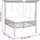 vidaXL Garten-Lounge-Set 6-tlg. grau