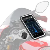 Shapeheart Telefonhalterung Sportmotorräder Lenkerhälften Anti-Vibration wetterfest universell Schwarz