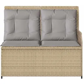 vidaXL Gartenbank 114 x 58 x 67 cm Beige