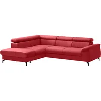Cotta Ecksofa »Komaris L-Form«, mit Kopfteilverstellung, wahlweise mit Bettfunktion
