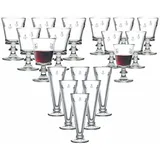 LA Rochère France Biene Abeille Wein- und Sektgläser Set 18-tlg. 0,15 l