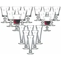 LA Rochère France Biene Abeille Wein- und Sektgläser Set 18-tlg. 0,15 l