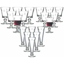 LA Rochère France Biene Abeille Wein- und Sektgläser Set 18-tlg. 0,15 l