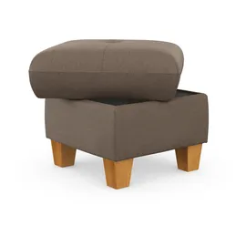 Home Affaire Polsterhocker Lindgren 61 x 46 x 61 cm Braun