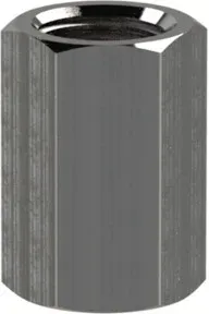 Riegler Muffe, Außensechskant, G 3/8, SW 22, Edelstahl 1.4571
