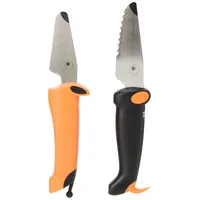 Kuhn Rikon kinderkitchen Kindermesser Set Hund, schwarz/orange, Edelstahl, Schwarz