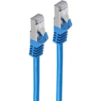 ShiverPeaks U/FTP -Cat.7 slim 2.0m Netzwerkkabel Blau 2 m Patchk.-Flach Cat.7-Rohkabel