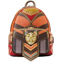 Loungefly Marvel Black Panther Okoye Cosplay Mini Rucksack, Hellbraun, mini, Mini Rucksack